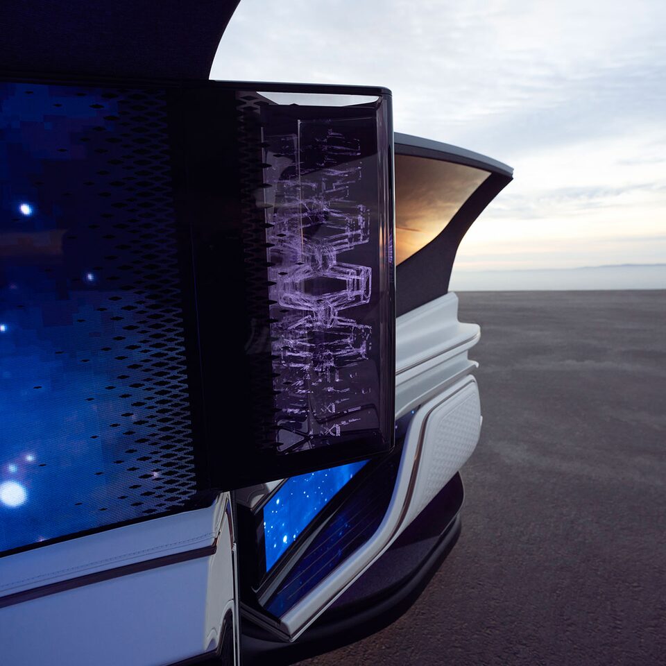 Écran intérieur du Cadillac InnerSpace.