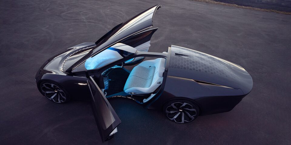 Portes et ouverture de toit du Cadillac InnerSpace.
