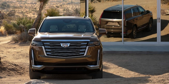 Front side of the 2021 Escalade.