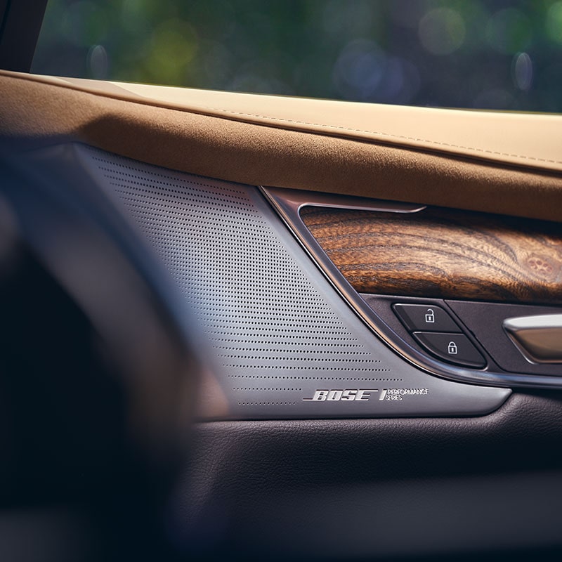 2024 Cadillac XT5 Bose® premium interior speaker.