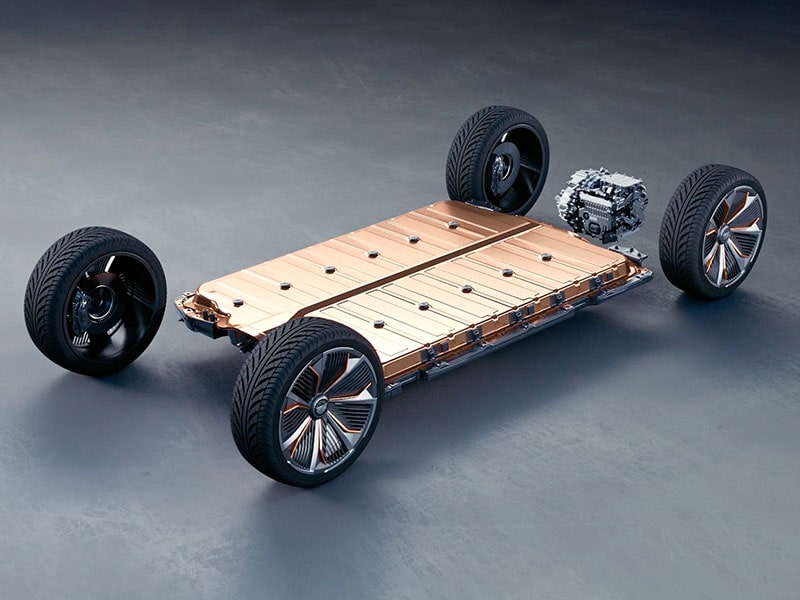 Close up view of the 2025 Cadillac LYRIQ Battery.
