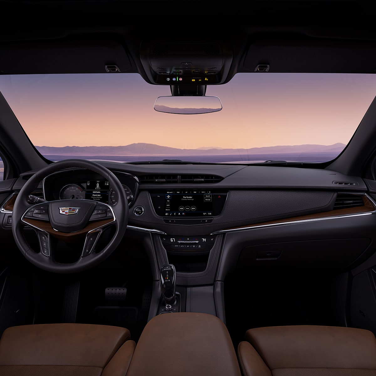 L’habitacle luxueux et spacieux du VUS de luxe Cadillac XT5 2025.