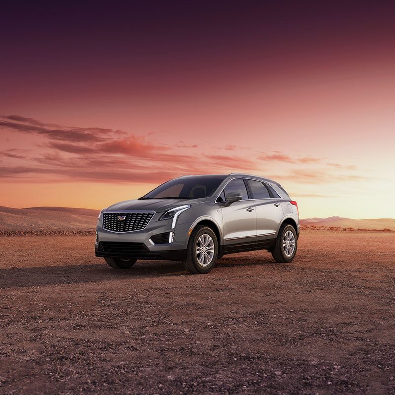 Scenic view of the 2023 XT5 compact luxury SUV.