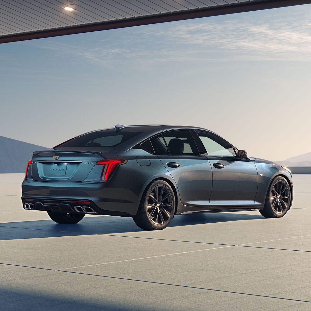 Rear view of the 2025 Cadillac CT5 Sport Model.