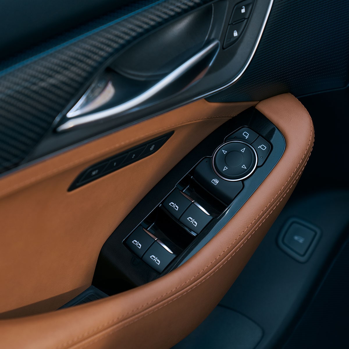 Interior door panel of the 2025 Cadillac CT5.