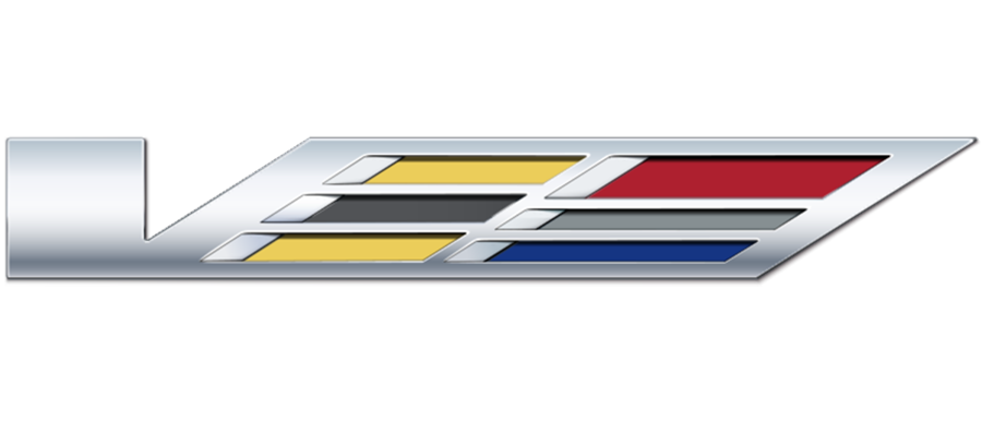 Emblème de la série V de Cadillac.