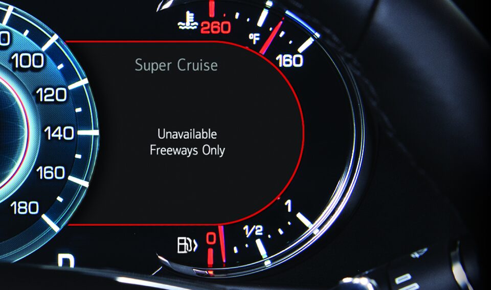 Cadillac Super Cruise : Messagerie.