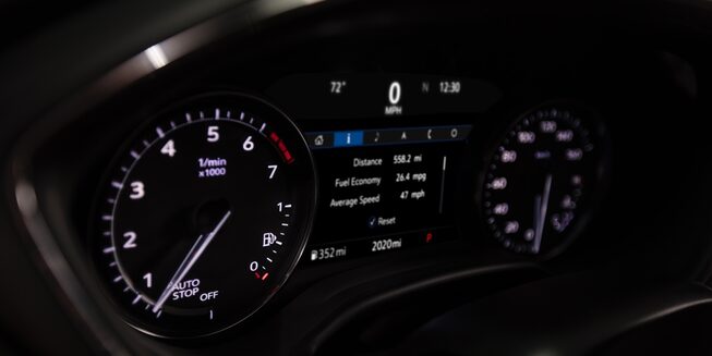 2020 Cadillac CT5 Sedan Dashboard Functions Display.