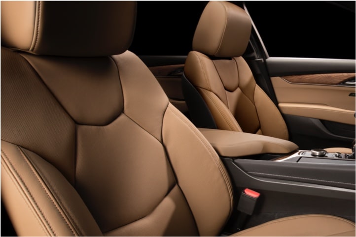 Cadillac CT5 Front Seats Interior View.