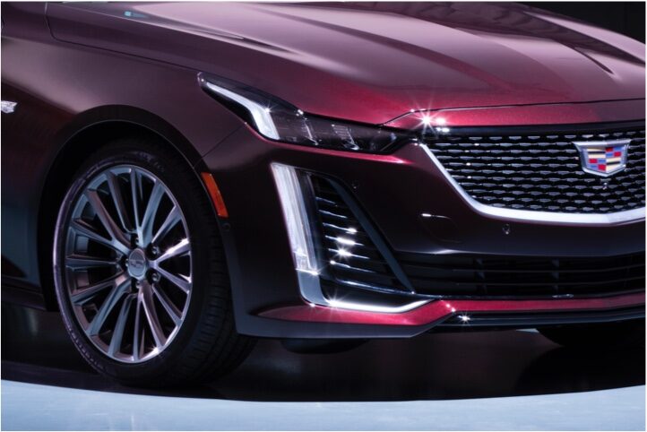 2020 Cadillac CT5 Sedan Passenger Front Angle.