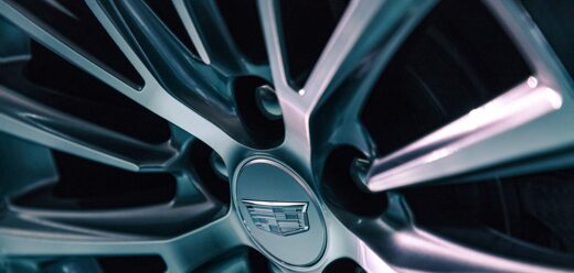 2020 Cadillac CT5 Sedan Alloy Wheel Close-Up View.