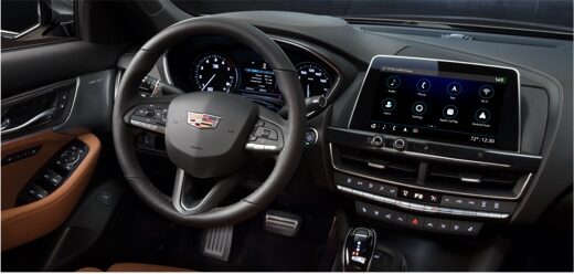 2020 Cadillac CT5 Sedan Interior Driver Seat View.