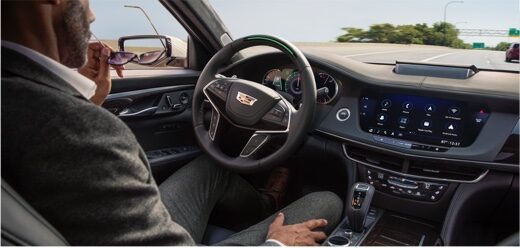 Berline Cadillac CT6 2020 : Fonction d’aide à la conduite super cruise.