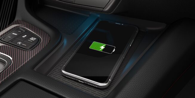2021 Cadillac CT5 wireless charging.