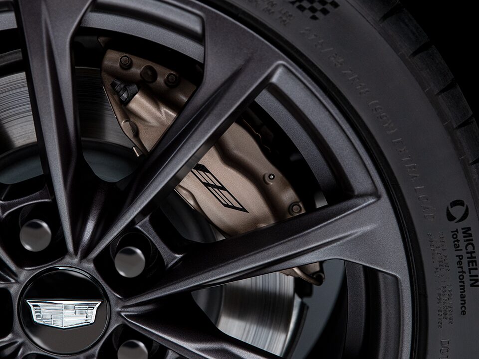 Freins de performance Brembo de Cadillac.