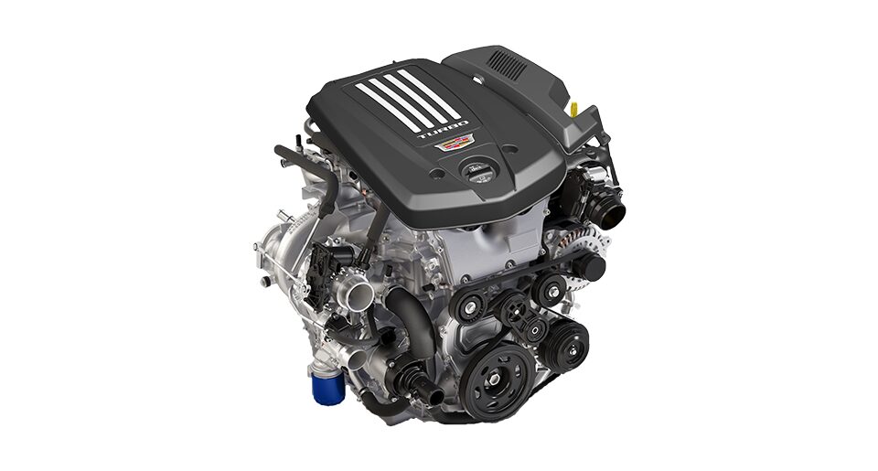2022 Cadillac CT4 Turbocharged Engine.