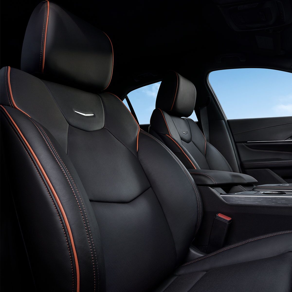 2024 Cadillac CT4 interior seats.