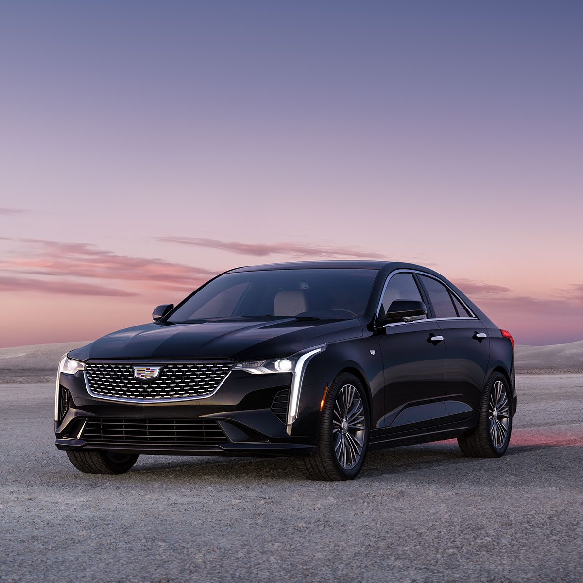 2024 Cadillac CT4  driver-side front view.