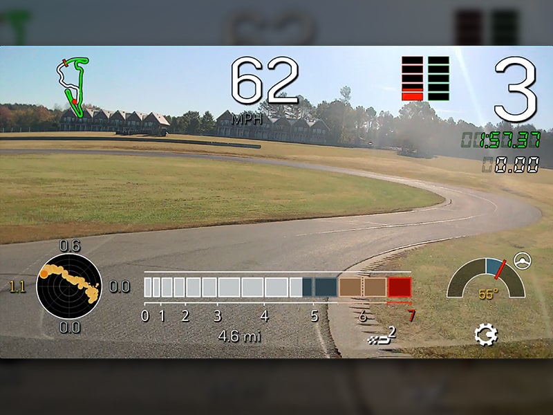 Integrated Performance Data Recorder on the 2025 Cadillac CT4-V luxury sports sedan.