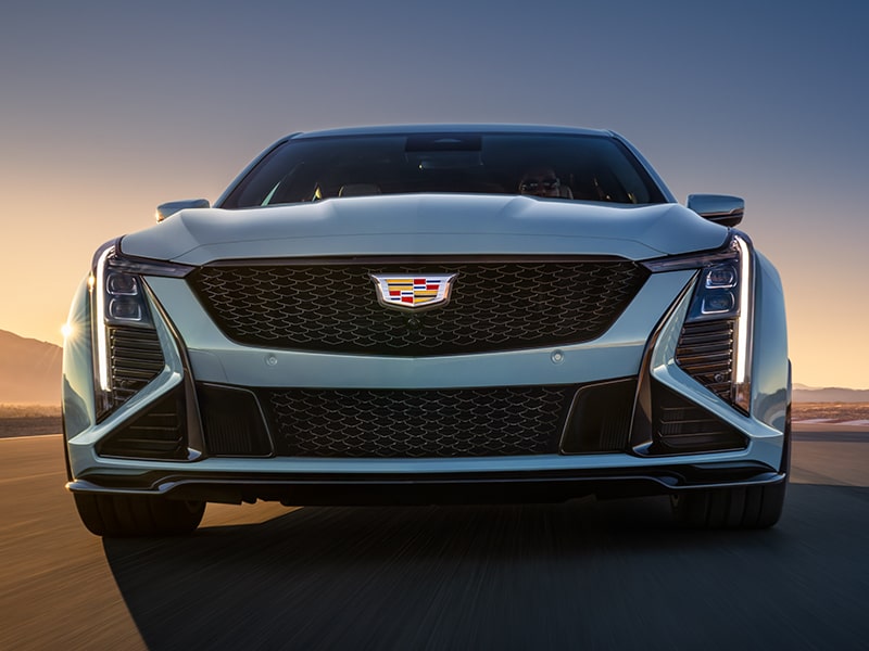 2025 Cadillac CT5-V front view.