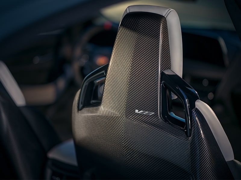 2025 Cadillac CT5-V Carbon Fiber interior.