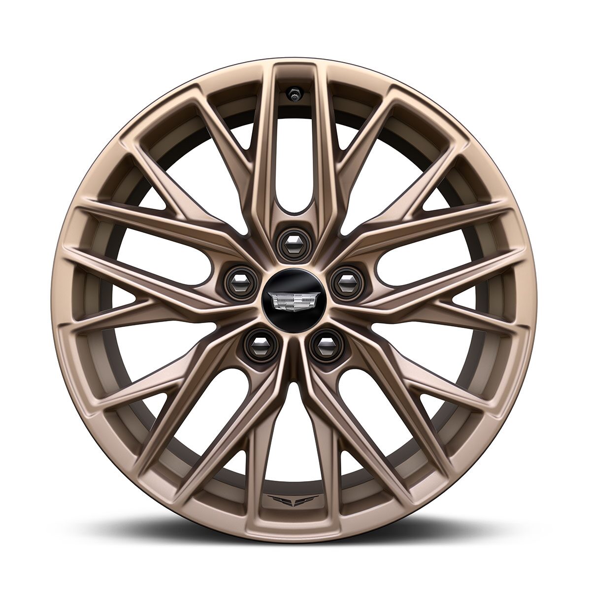 2023 CT4-V Blackwing rose gold wheel.