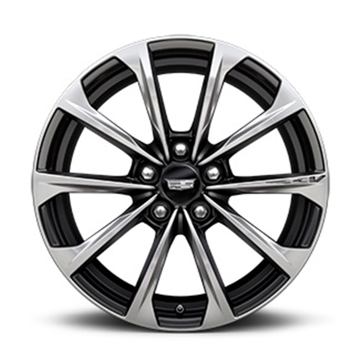 2023 CT4-V Blackwing silver wheel.