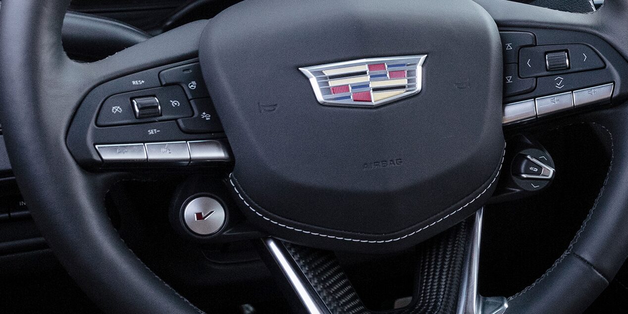 2023 CT4-V Steering wheel.