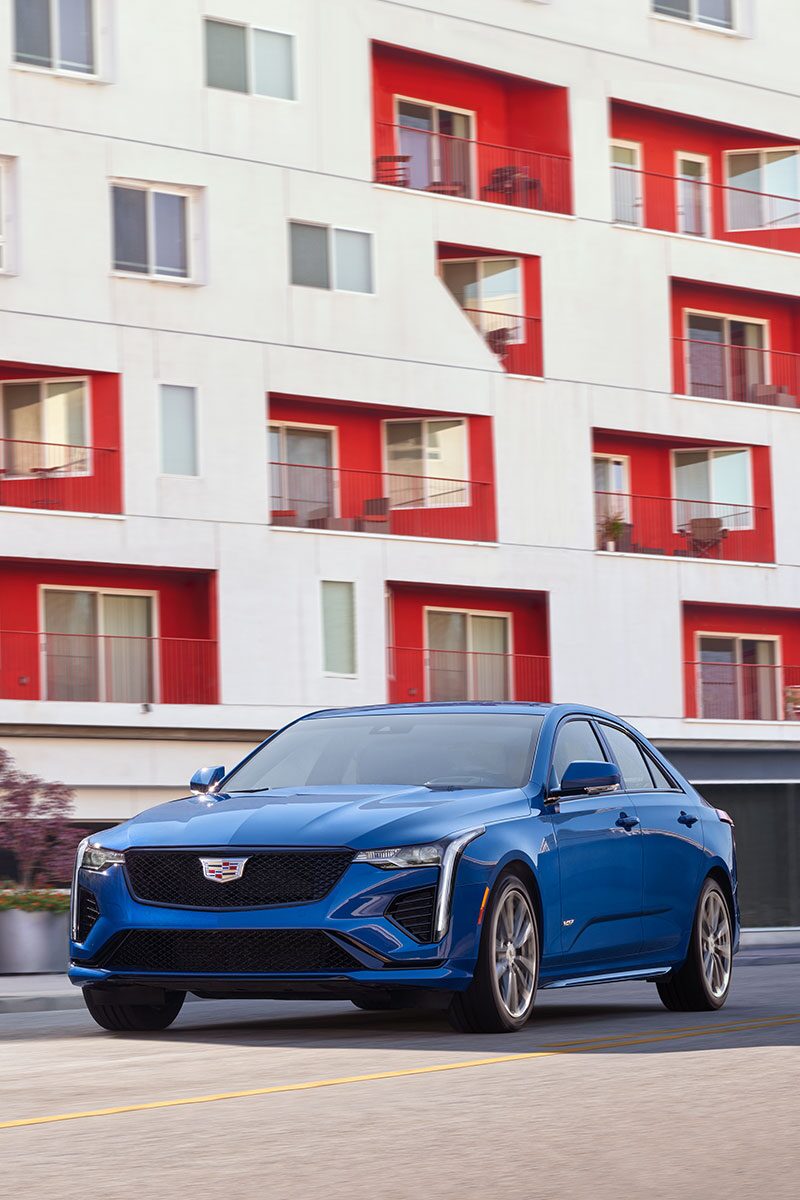  2023 CT4-V compact sport sedan.
