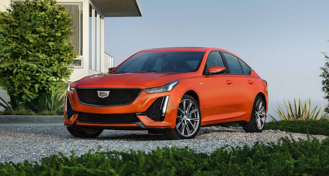 2022 CT5-V parked outside a home.