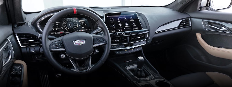 2022 Cadillac CT5-V Interior View From Driver's Seat.