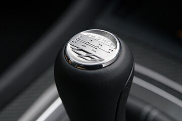 2022 Cadillac CT5-V Transmission Shifter Closeup.