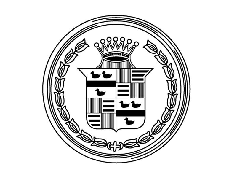 Logo Cadillac de 1905.