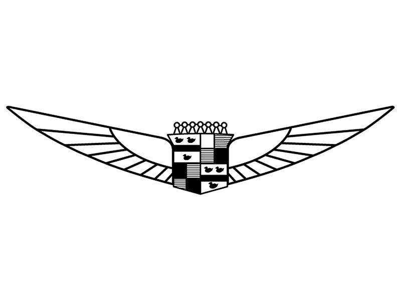 Logo Cadillac de 1933.