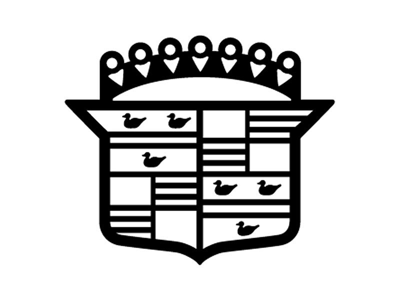 Logo Cadillac de 1970.