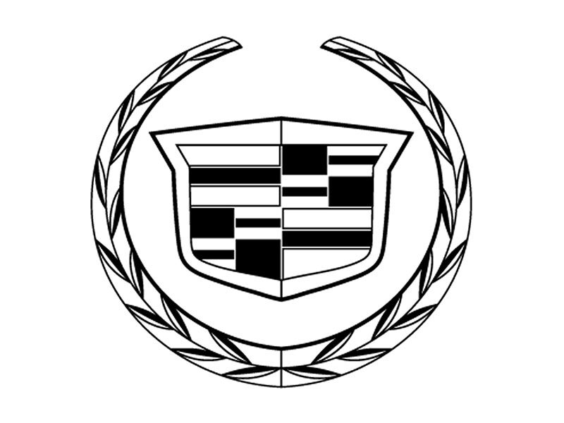 Logo Cadillac de 2000.