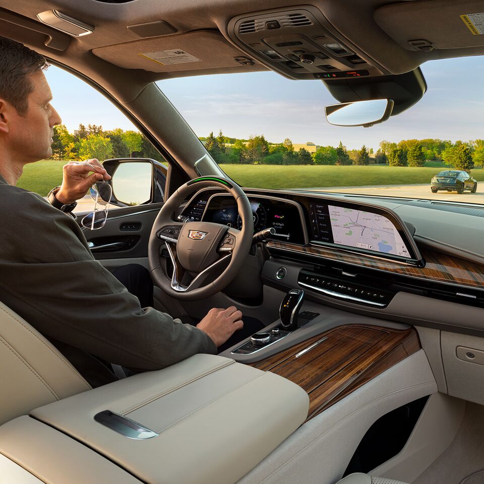 Nouveau véhicule Cadillac avec la fonction Super Cruise.