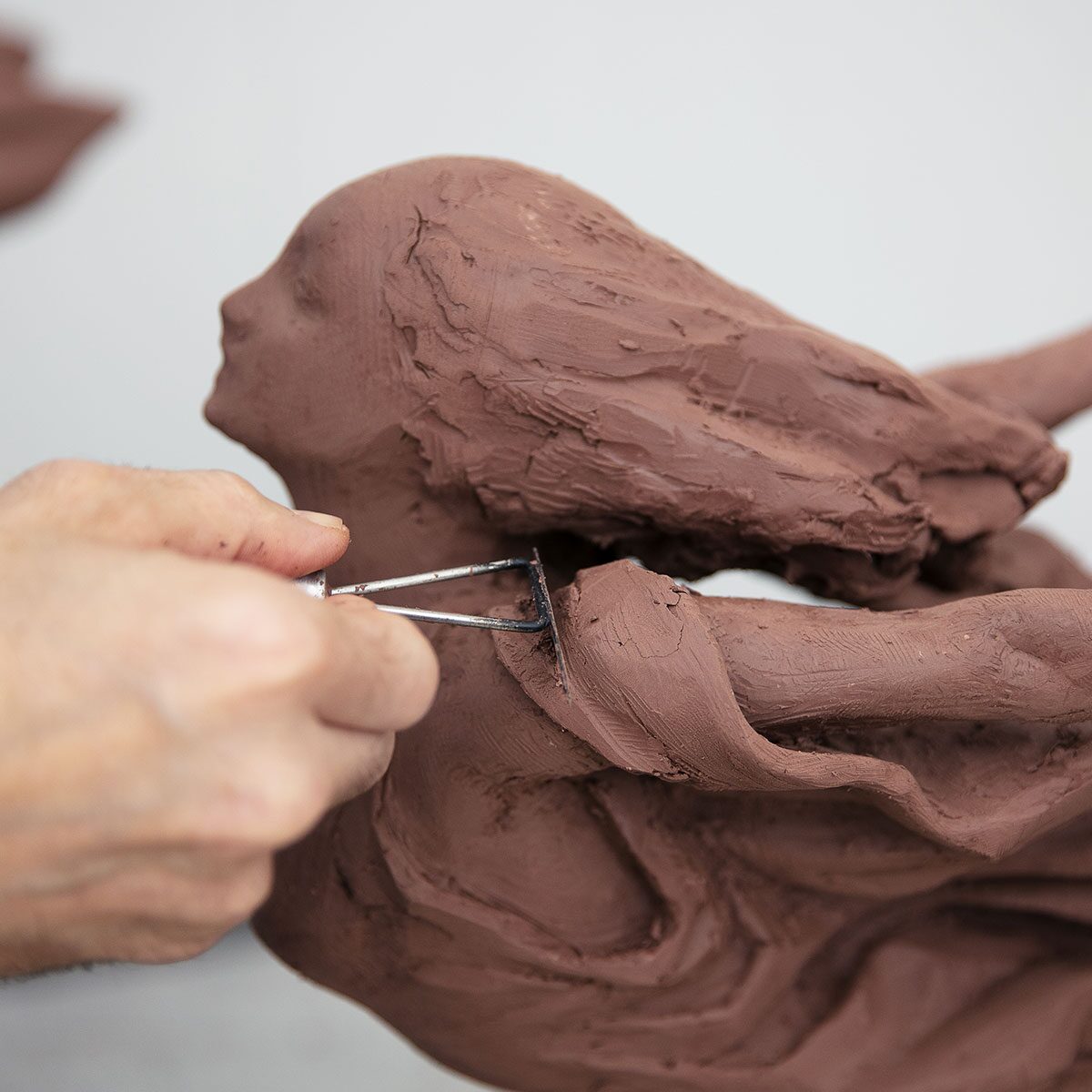 Sculpting the side of the Cadillac Goddess for the 2023 Cadillac CELESTIQ.