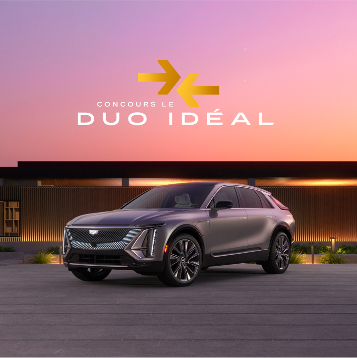 La chance de gagner un véhicule Cadillac neuf.