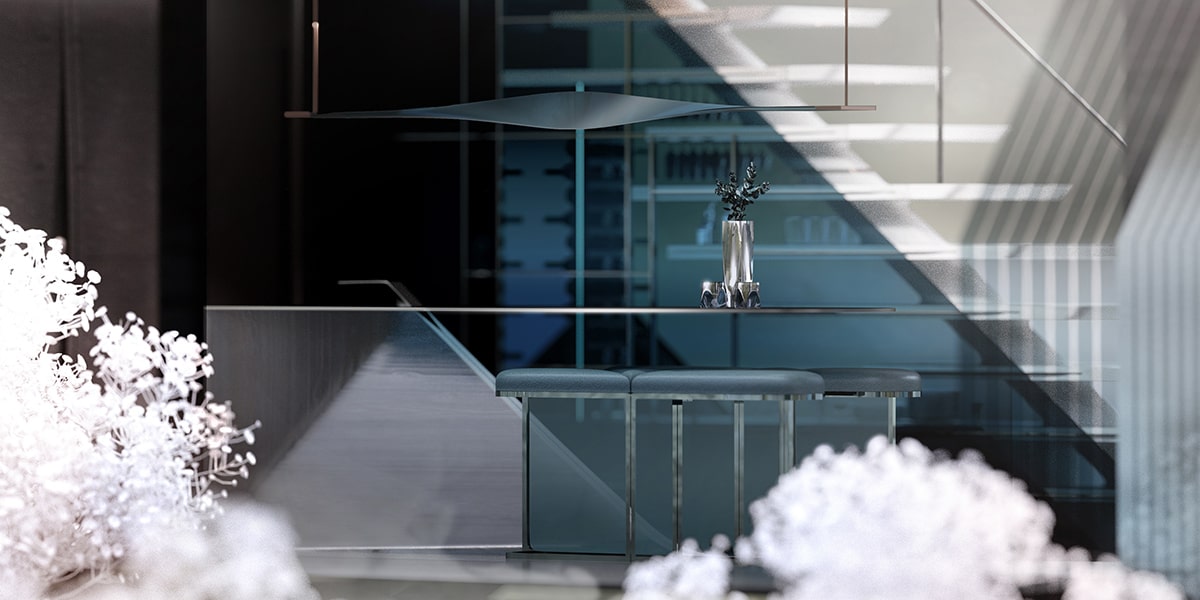 Lavish interiors of the Cadillac OpenSpace Recreational EV.