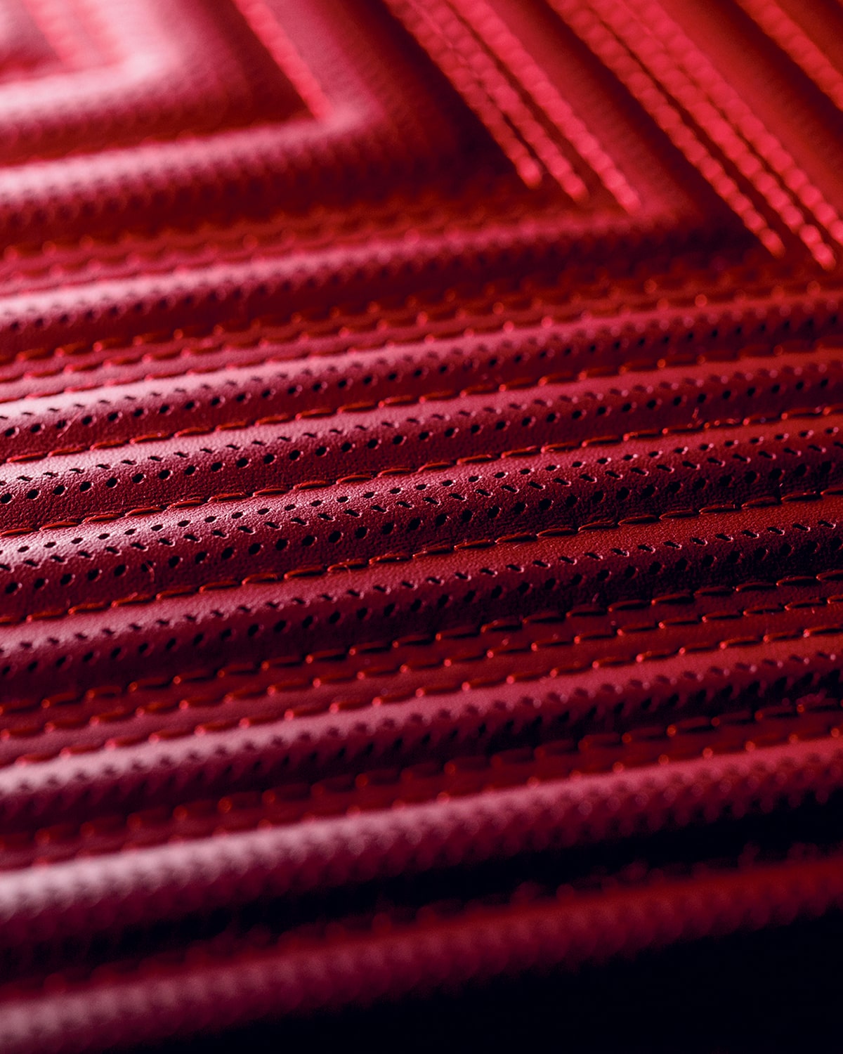 Close up of the premium material used on the Cadillac CELESTIQ.