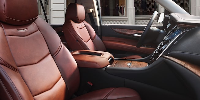 2020 Cadillac Escalade Full-Size SUV Front Passenger Seat View.