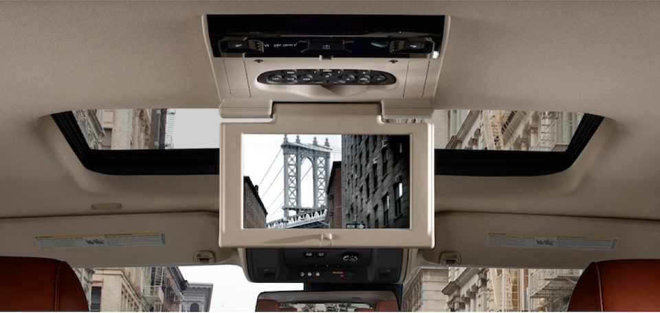 2020 Cadillac Escalade Full-Size SUV Rear Entertainment System.