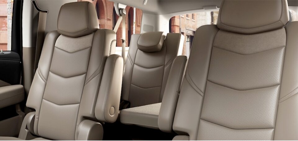 2020 Cadillac Escalade Full-Size SUV Rear Premium Seats.