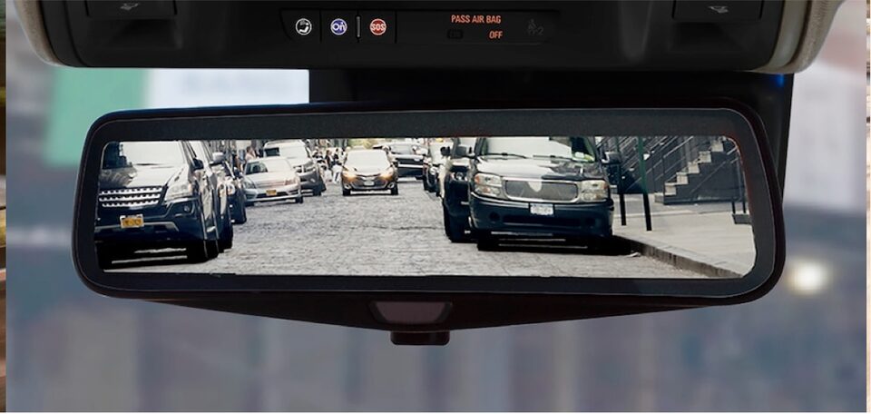 2020 Cadillac Escalade Full-Size SUV Rear Camera Mirror.