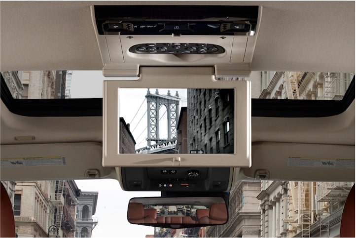 2020 Cadillac Escalade Full-Size SUV Rear Entertainment System.