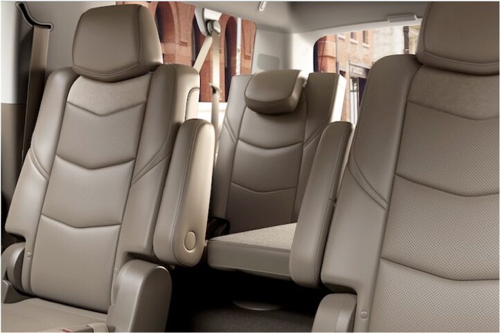 2020 Cadillac Escalade Full-Size SUV Rear Premium Seats.