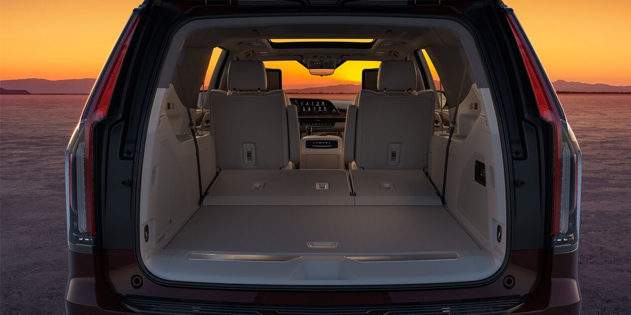 2023 Cadillac Escalade cargo capacity.