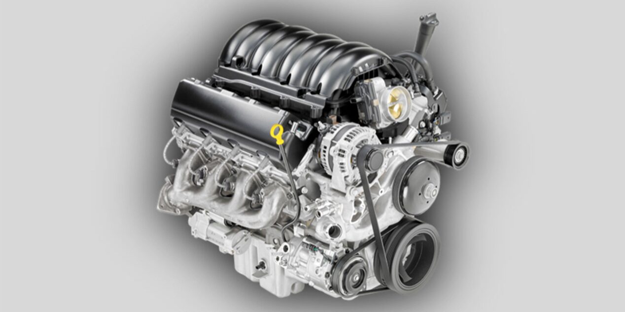 2023 Cadillac Escalade standard 6.2L V8 engine.