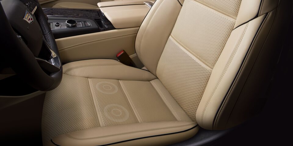 2023 Cadillac Escalade Safety Alert Seat.
